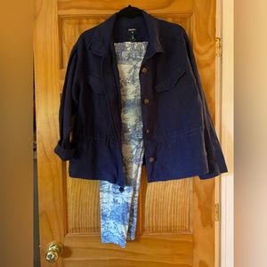 Hatley 100% Linen jacket size L